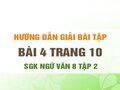 Bài 4 trang 10 SGK Ngữ văn 8 tập 2