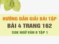 Bài 4 trang 162 SGK Ngữ văn 8