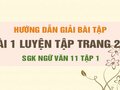 Bài 1 luyện tập trang 201 SGK Ngữ văn 11 tập 1