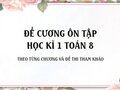 Đề cương ôn tập học kì 1 môn Toán lớp 8 theo từng chương