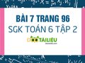 Bài 7 trang 96 SGK Toán 6 tập 2