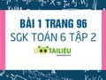 Bài 1 trang 96 SGK Toán 6 tập 2
