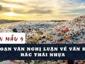 Đoạn văn nghị luận về vấn đề rác thải nhựa