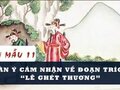 Dàn ý cảm nhận về đoạn trích Lẽ ghét thương