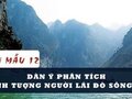 Dàn ý phân tích hình tượng người lái đò sông Đà