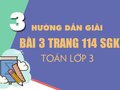 Bài 3 trang 114 SGK Toán 3