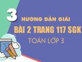 Bài 2 trang 117 SGK Toán 3