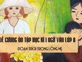 Đề cương ôn tập học kì 1 Ngữ văn lớp 8 bài Trong lòng mẹ