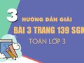 Bài 3 trang 139 SGK Toán 3