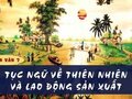 Soạn bài Tục ngữ về thiên nhiên và lao động sản xuất