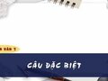 Soạn bài Câu đặc biệt