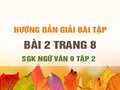 Bài 2 trang 8 luyện tập SGK Ngữ văn 9 tập 2