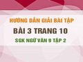 Bài 3 trang 10 SGK Ngữ văn 9 tập 2