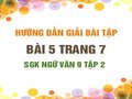 Bài 5 trang 7 SGK Ngữ văn 9 tập 2