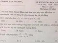 Đề thi học kì 1 Toán lớp 8 của huyện Đan Phượng năm 2019