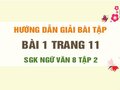 Bài 1 trang 11 SGK Ngữ văn 8 tập 2