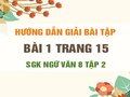 Bài 1 trang 15 SGK Ngữ văn 8 tập 2