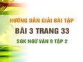 Bài 3 trang 33 SGK Ngữ văn 9 tập 2