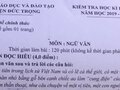 Đề thi học kì 1 Ngữ văn 9 huyện Đức Trọng năm 2019