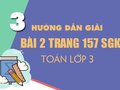Bài 2 trang 157 SGK Toán 3