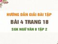 Bài 4 trang 18 SGK Ngữ văn 8 tập 2
