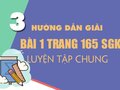 Bài 1 trang 165 SGK Toán 3 (Luyện tập chung)