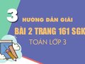 Bài 2 trang 161 SGK Toán 3