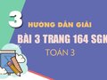 Bài 3 trang 164 SGK Toán 3