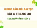 Bài 4 trang 38 SGK Ngữ văn 8 tập 2