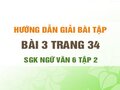 Bài 3 trang 34 SGK Ngữ văn 6 tập 2