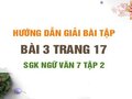 Bài 3 trang 17 SGK Ngữ văn 7 tập 2