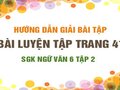 Bài luyện tập trang 41 SGK Ngữ văn 6 tập 2
