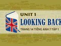 Looking back Unit 1 lớp 7 trang 14 SGK Tiếng Anh