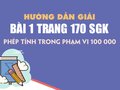 Bài 1 trang 170 SGK Toán 3 (phép tính trong phạm vi 100000)