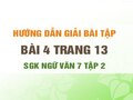 Bài 4 trang 13 SGK Ngữ văn 7 tập 2