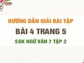 Bài 4 trang 5 SGK Ngữ văn 7 tập 2