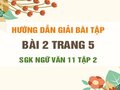 Bài 2 trang 5 SGK Ngữ văn 11 tập 2