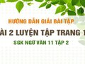 Bài 2 luyện tập trang 17 SGK Ngữ văn 11 tập 2