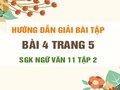 Bài 4 trang 5 SGK Ngữ văn 11 tập 2