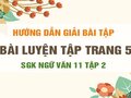 Bài luyện tập trang 5 SGK Ngữ văn 11 tập 2