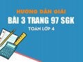 Bài 3 trang 97 SGK Toán 4