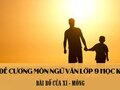 Đề cương môn Ngữ văn lớp 9 học kì 2 bài Bố của Xi - mông