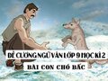 Đề cương Ngữ văn lớp 9 học kì 2 bài Con chó Bấc