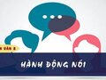 Soạn bài Hành động nói