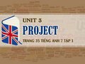 Project Unit 3 lớp 7 trang 35 SGK Tiếng Anh