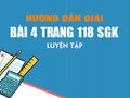 Bài 4 trang 118 SGK Toán 4 (Luyện tập)