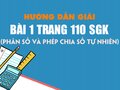 Bài 1 trang 110 SGK Toán 4
