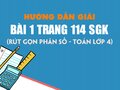 Bài 1 trang 114 SGK Toán 4