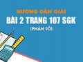 Bài 2 trang 107 SGK Toán 4