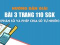 Bài 3 trang 110 SGK Toán 4